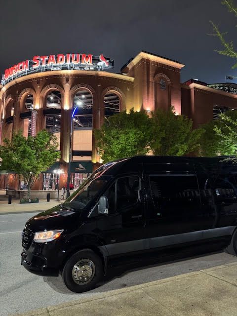 STL Executive next to Cardinals stadium.