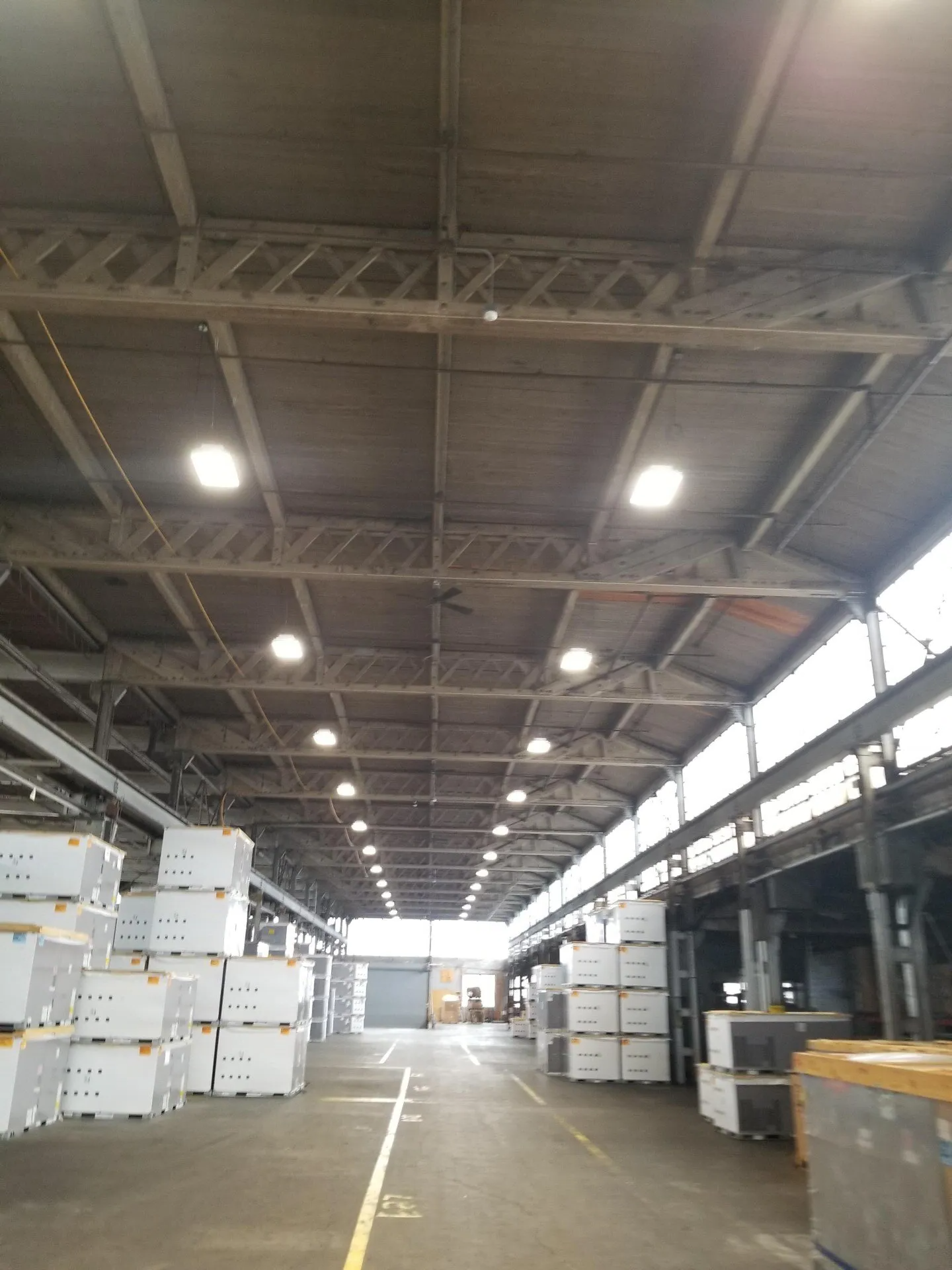 lighting in warehouse