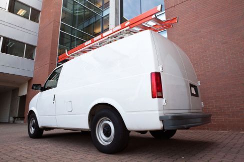 Van used by air conditioning services provider in Melbourne