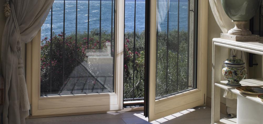 porta finestra aperta