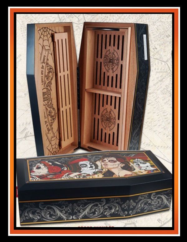 Drew Estate Halloween Coffin Humidor Giveaway