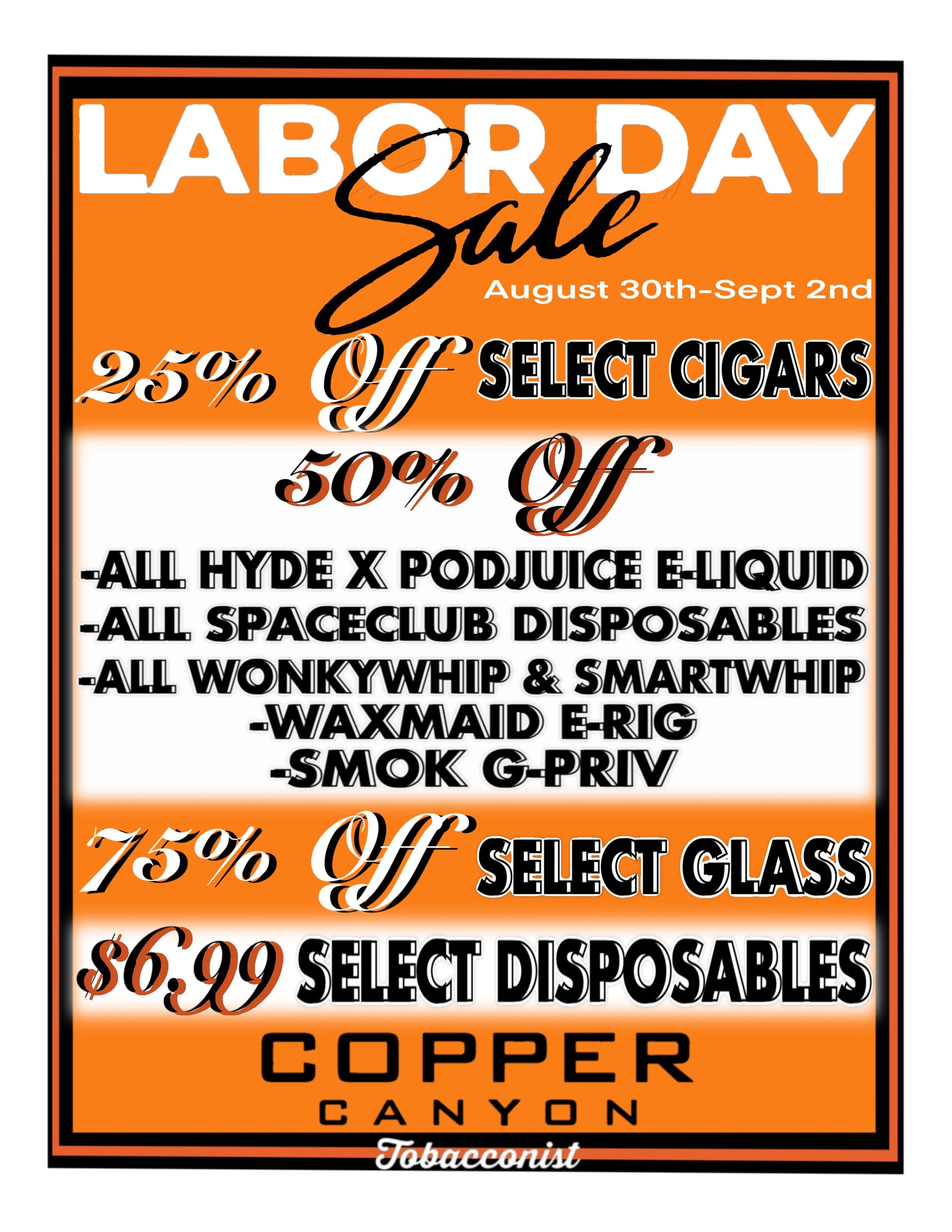 Labor Day Sales 