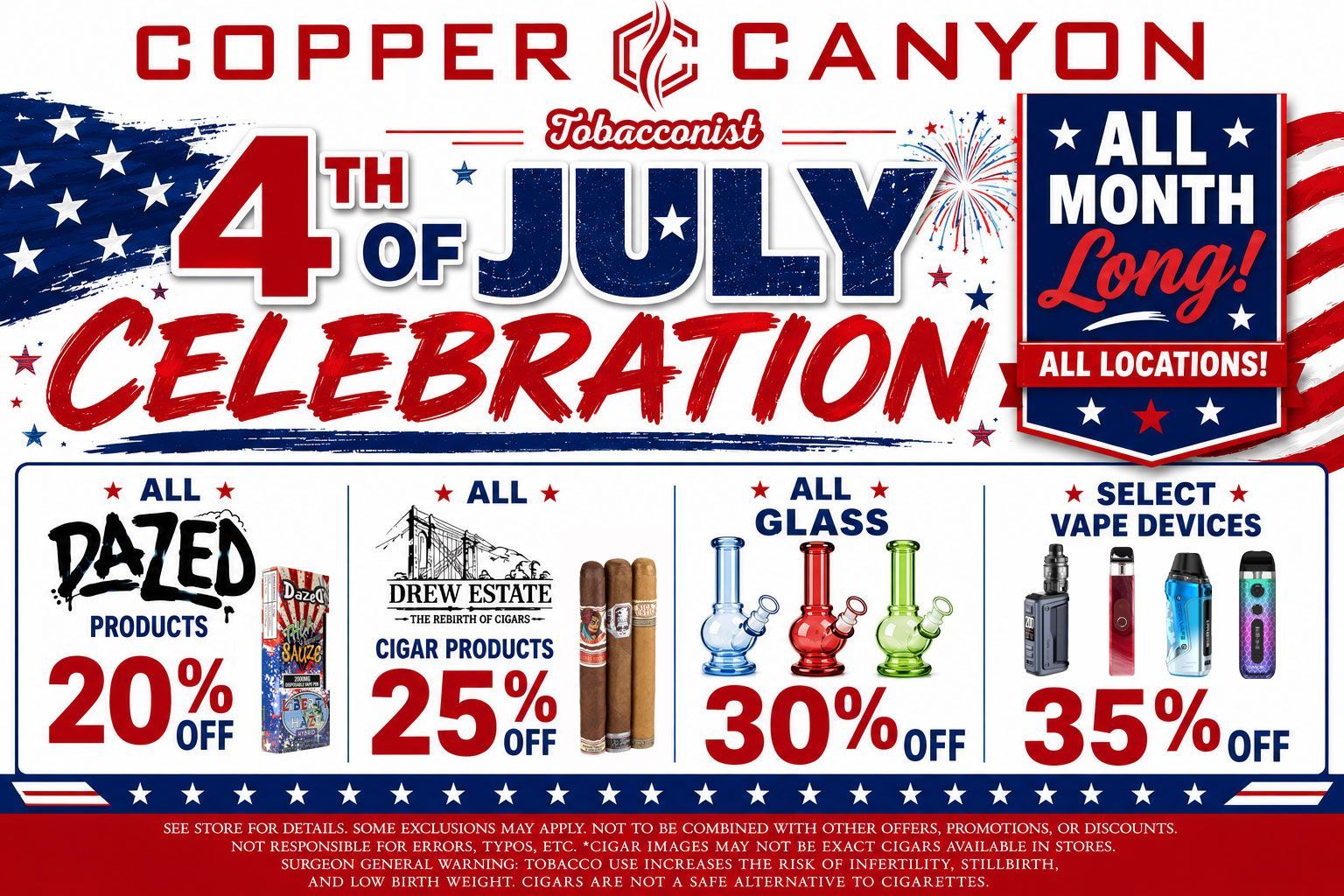 4TH Of JULY Celebration ALL Month Long - Fort Wayne Auburn Columbia City Warsaw