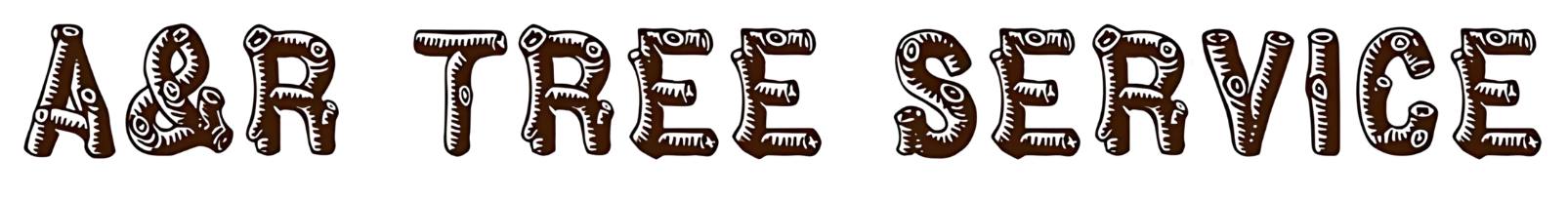 A picture of a tree service logo on a white background.