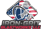 iron grit blastworks logo