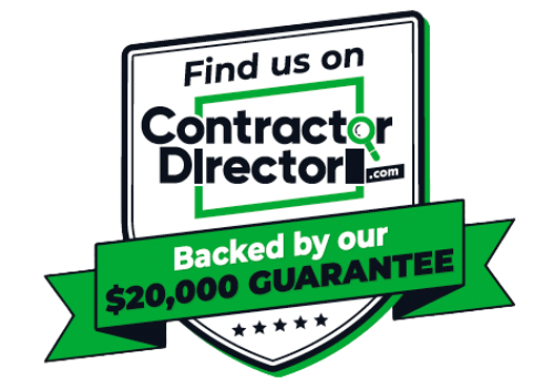Find us on contractor director.com backed by our $ 20,000 guarantee