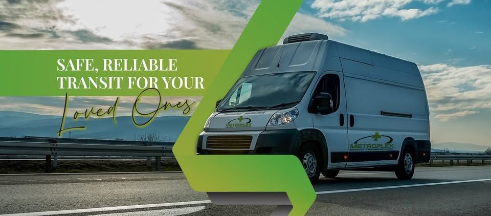 Van driving on a highway; text reads 