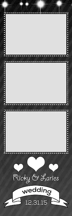 Classic Black Photo Strip — Chicago, IL — Concept One Photography