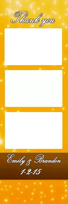 Shiny Yellow Photo Strip — Chicago, IL — Concept One Photography