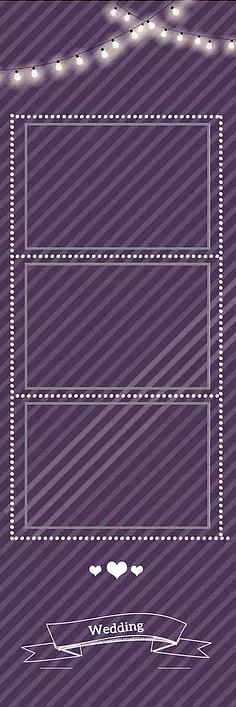 Violet and Garland of Light Photo Strip — Chicago, IL — Concept One Photography