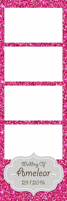 Pink Gem Style Photo Strip — Chicago, IL — Concept One Photography