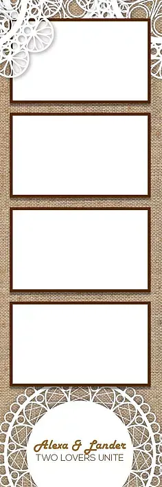 Paper Art Style Photo Strip — Chicago, IL — Concept One Photography