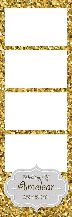 Yellow Gem Style Photo Strip — Chicago, IL — Concept One Photography