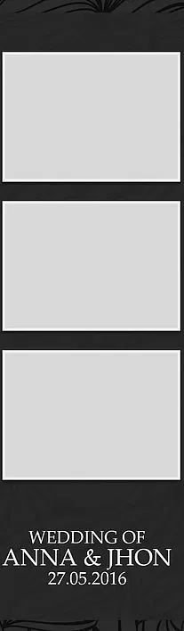 Black Background Photo Strip — Chicago, IL — Concept One Photography