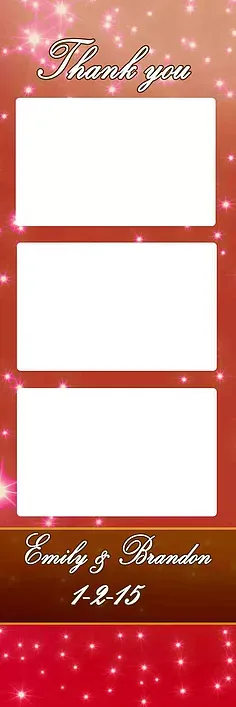 Red Shiny Photo Strip — Chicago, IL — Concept One Photography