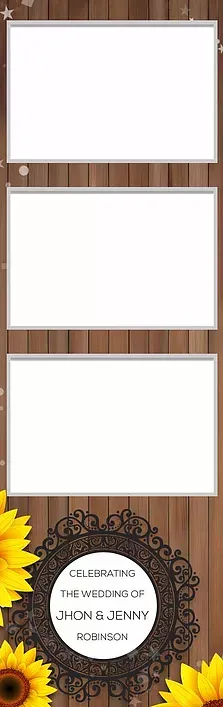 Sunflower Photo Strip — Chicago, IL — Concept One Photography