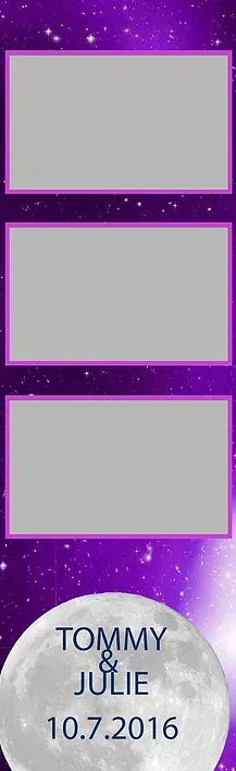 Moon and Galaxy Photo Strip — Chicago, IL — Concept One Photography