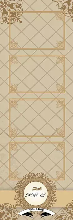 Ornate Border Photo Strip — Chicago, IL — Concept One Photography