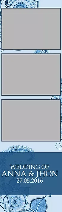 Blue Style Photo Strip — Chicago, IL — Concept One Photography