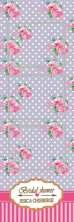 Roses and Polka Dots Photo Strip — Chicago, IL — Concept One Photography