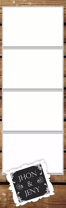 Wood Style Photo Strip — Chicago, IL — Concept One Photography