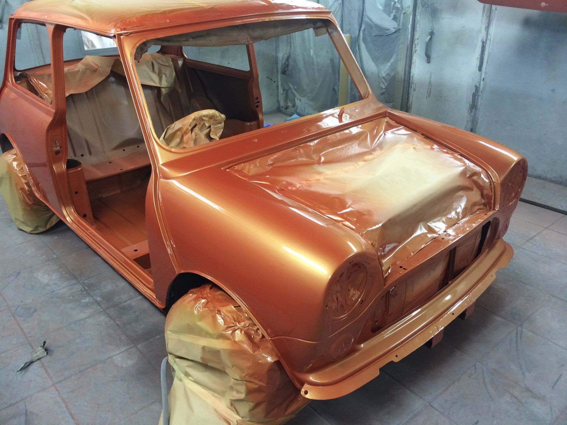 car spray painting work