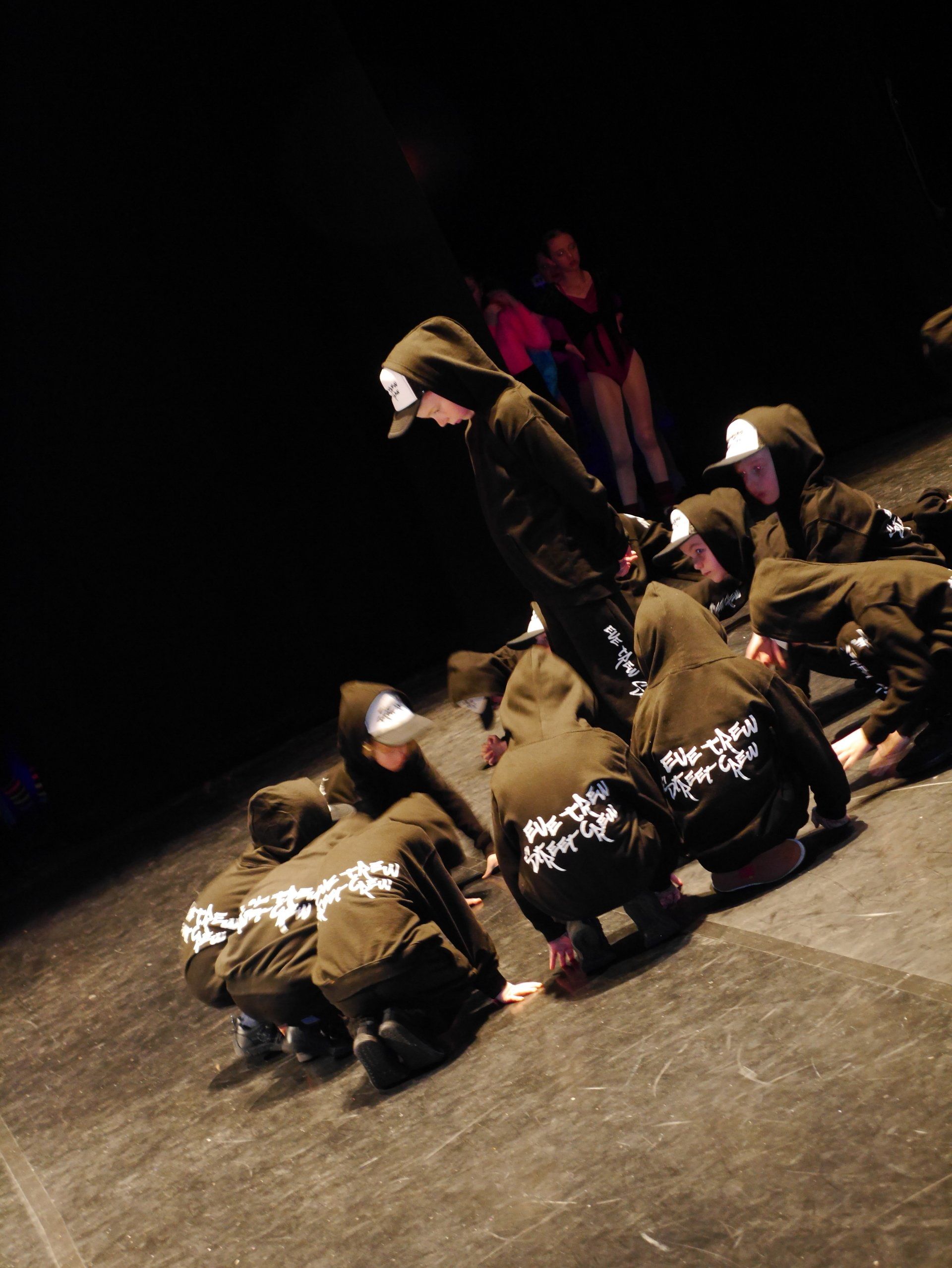 Street Boys dancing at the theatre Royal