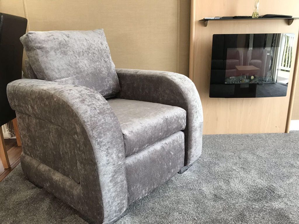 grey sofa soft fabric