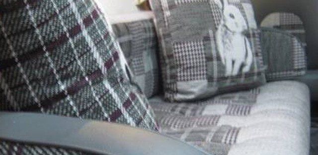 grey modern cushions