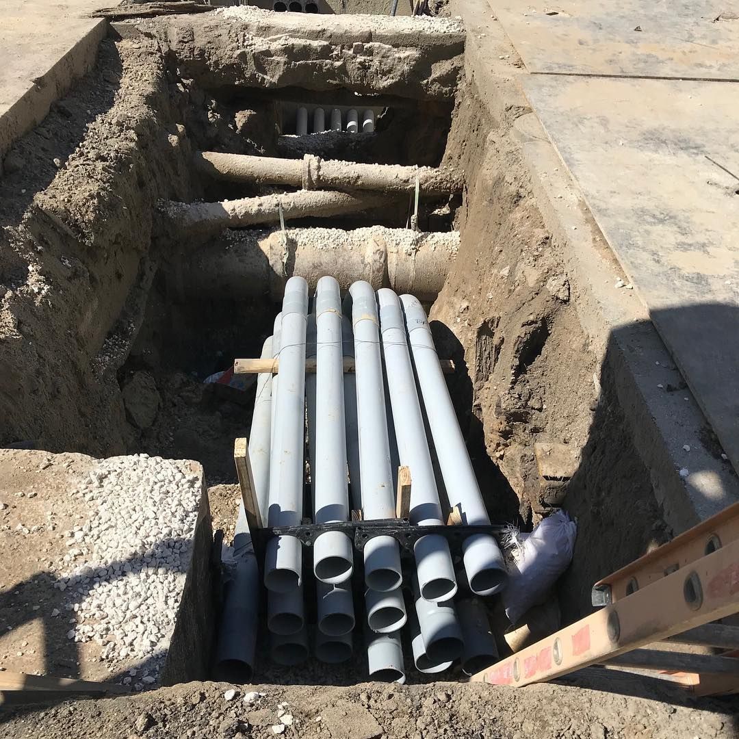 Installed Commercial Pipes — Birmingham, AL — Southeastern Sealcoating, Inc.