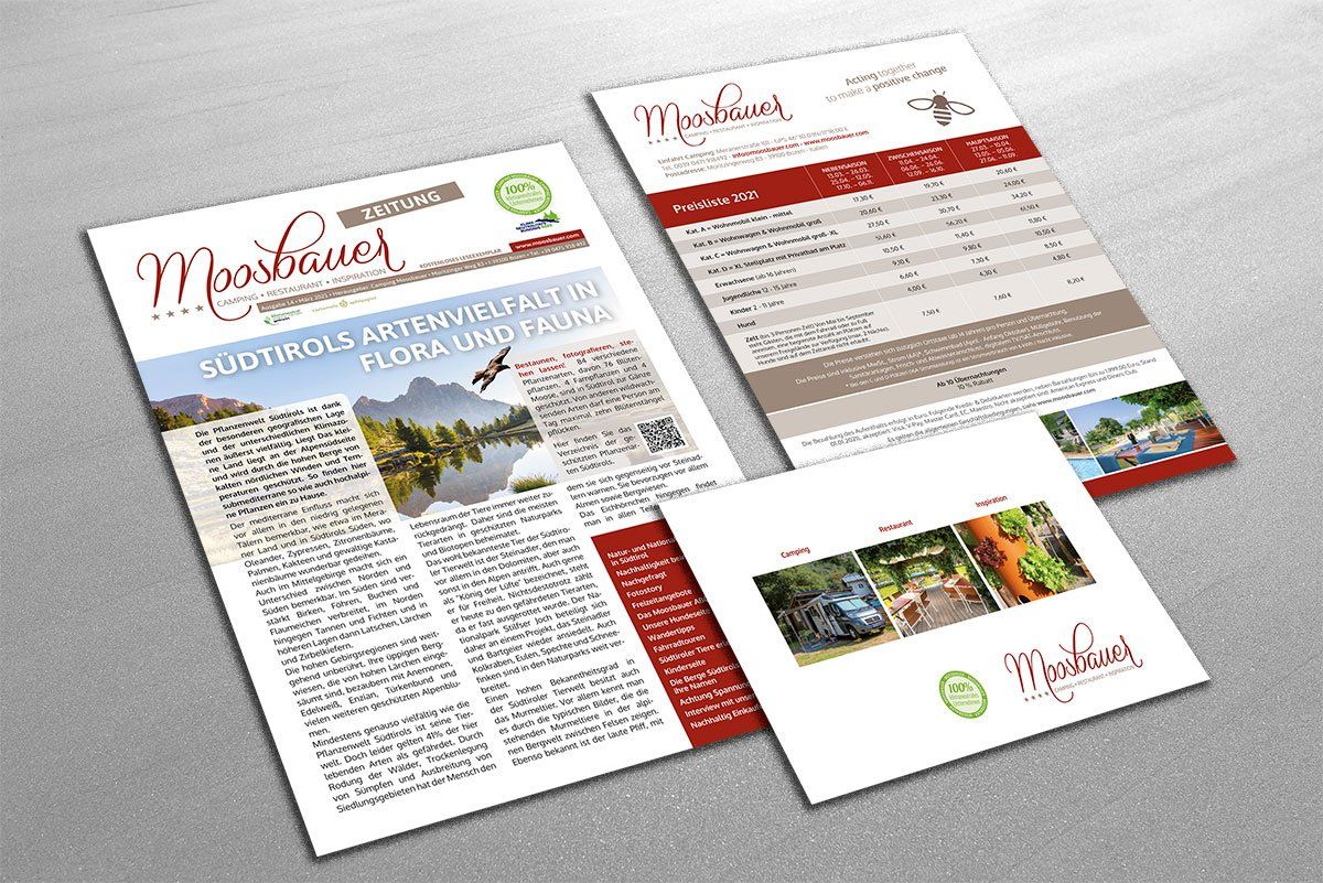 DRUCKSORTEN grafische Ausarbeitungen