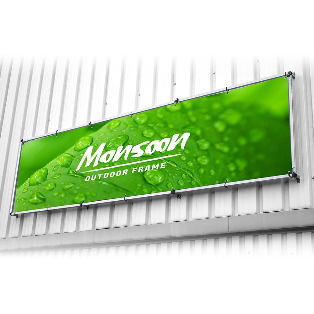 Monsoon Wall Banner and Frame