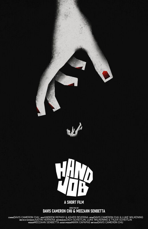 A poster for chicago reel shorts shows a woman holding a film reel in her hand.