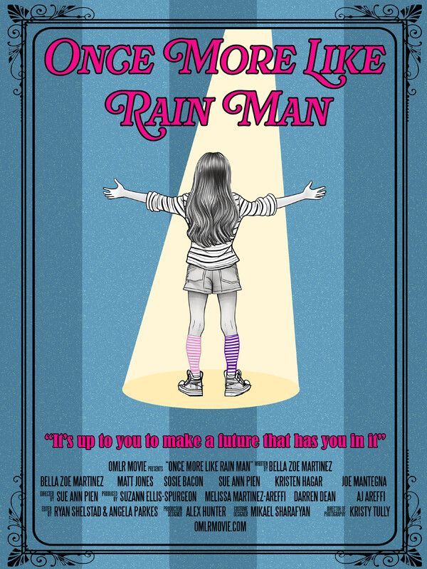 A poster for chicago reel shorts shows a woman holding a film reel in her hand.