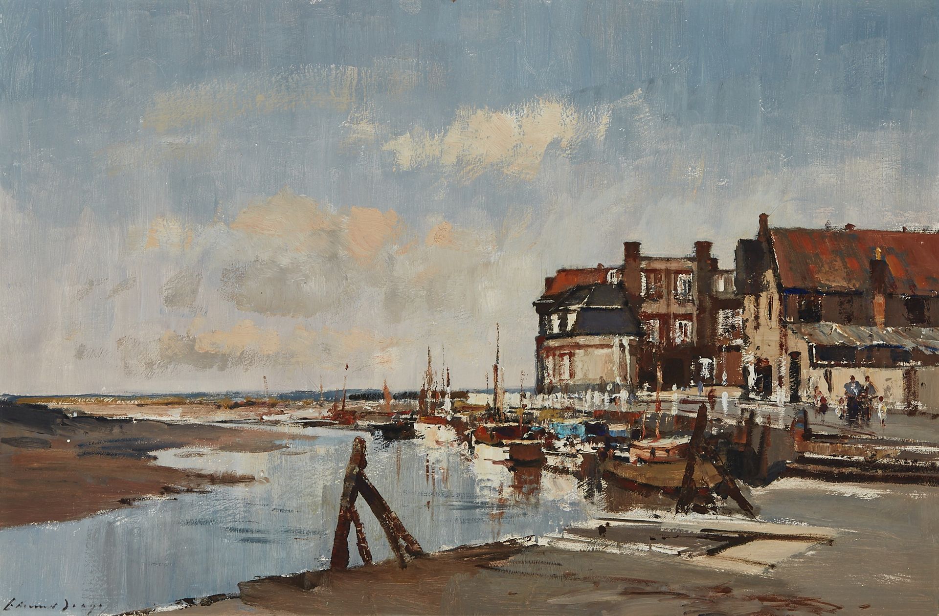 Edward Seago art seaside scene