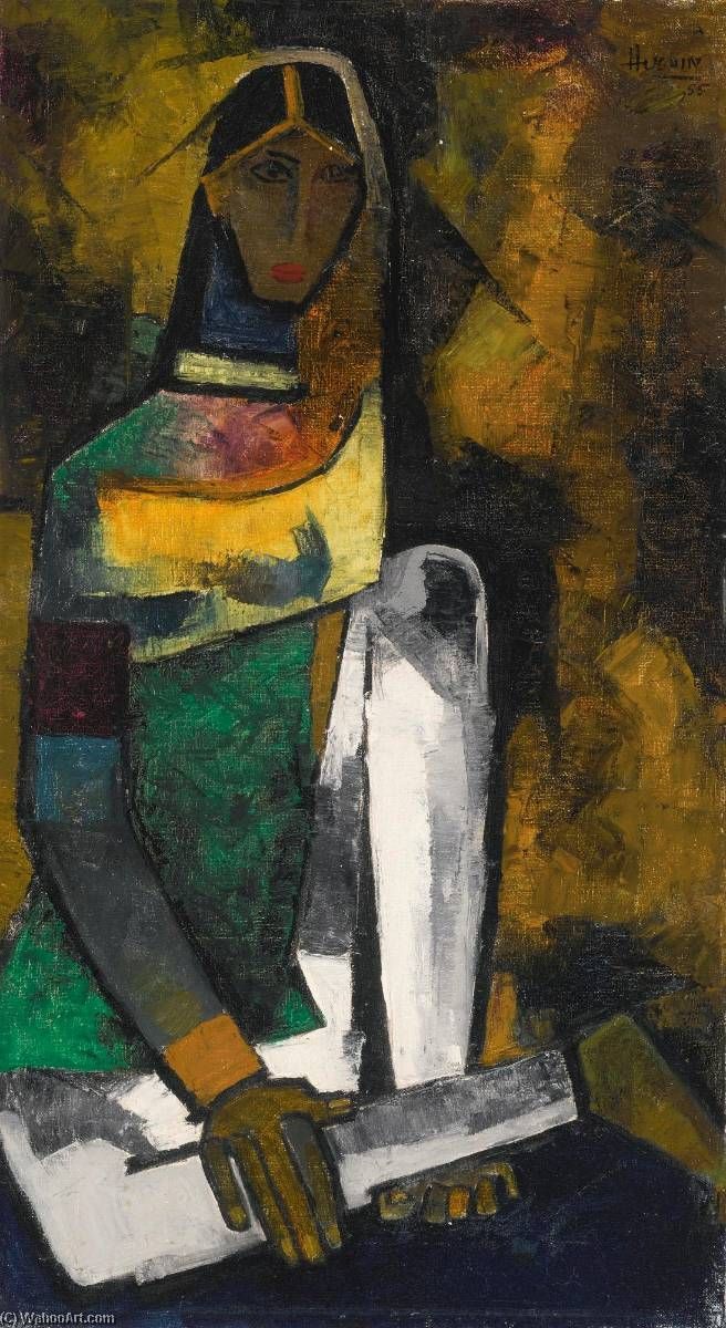 MF Husain Untitled Woman