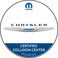 Chrysler Certificate | Windham Bodyshop