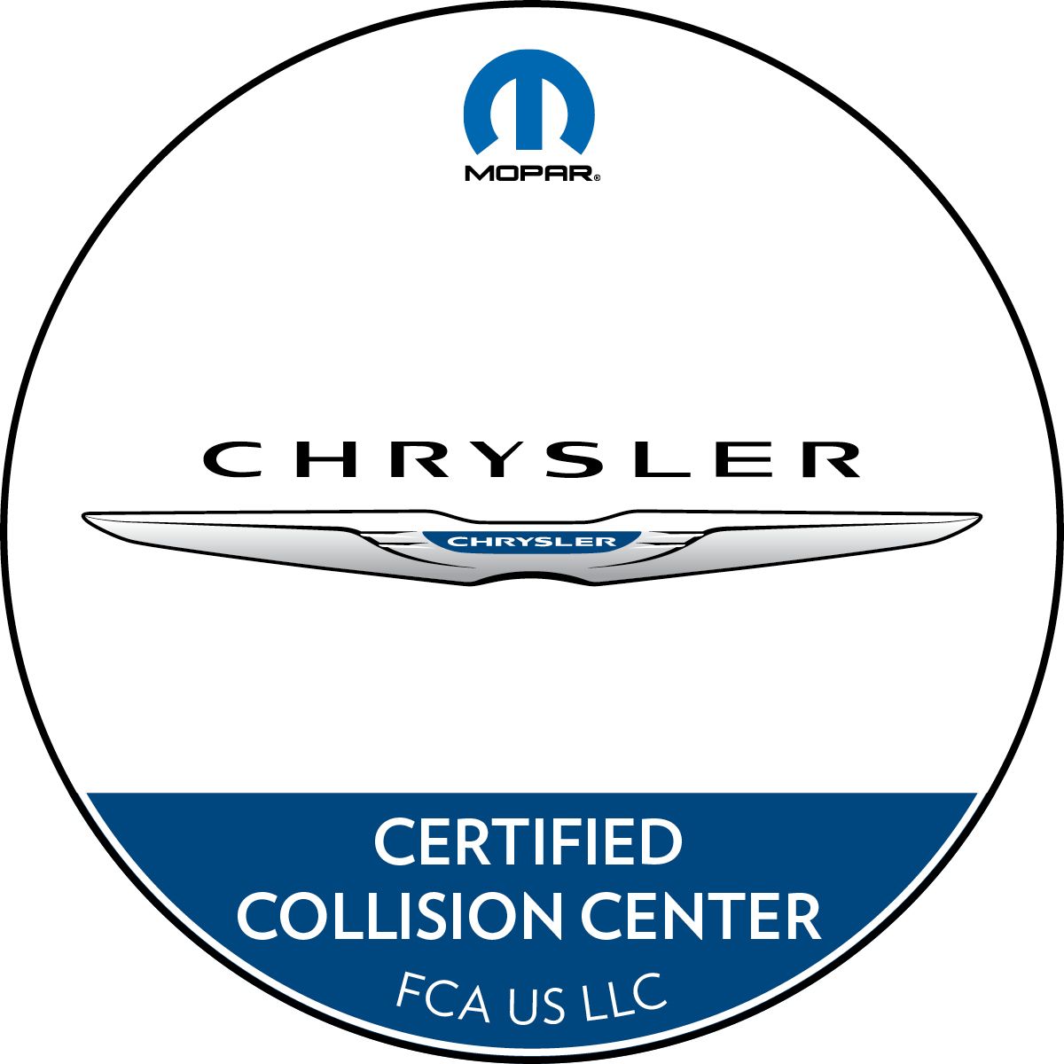 Chrysler Certificate | Windham Bodyshop