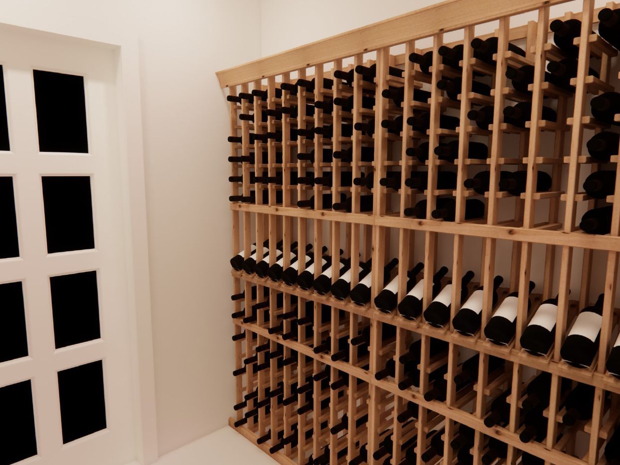 A wine cellar filled with lots of bottles of wine