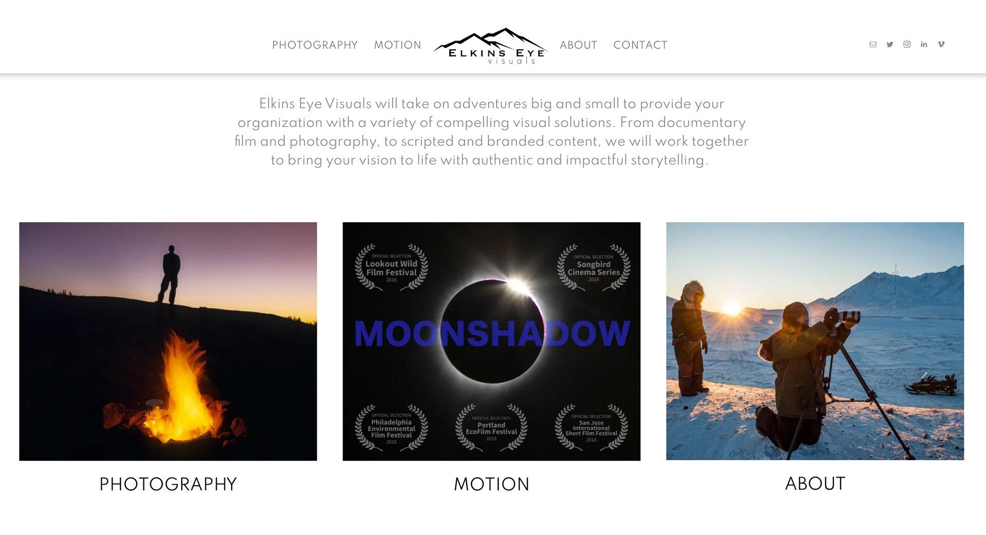 Website Example Screenshot