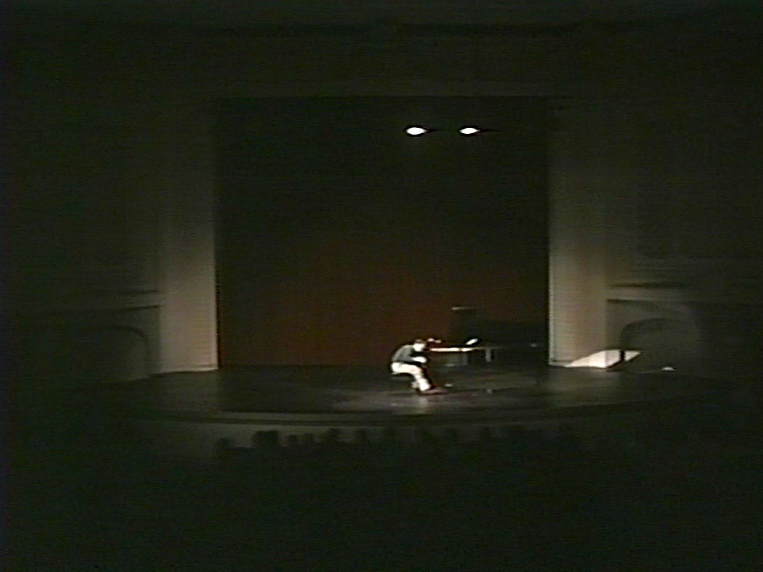 Michael Newhouse Allison playing piano at the Broadway Center Rialto Theater 1993.