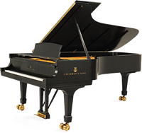 Steinway D grand piano.