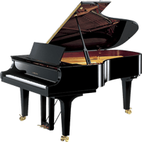 Yamaha C7 grand piano.