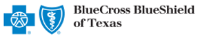 Blue cross blue shield of texas logo on a white background