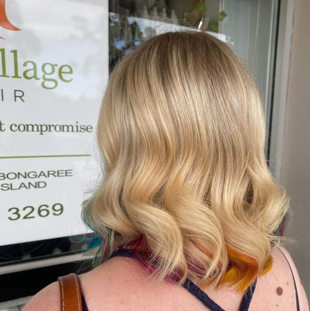 Blonde Hair Color — Eco Village Hair-Bribie Island Hairdresser In Bongaree QLD