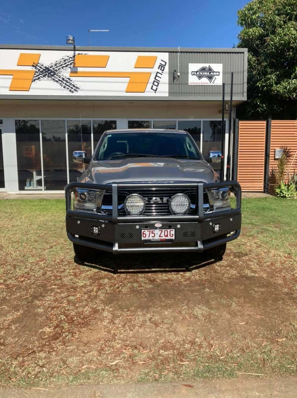 A Truck is Parked in Front of a Building — Emerald 4x4 in Emerald, QLD