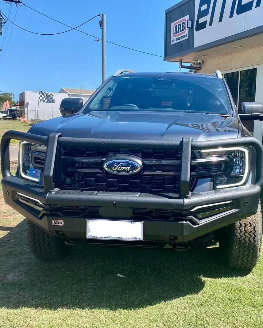 A Ford Ranger is Parked in Front of a Building — Emerald 4x4 in Emerald, QLD