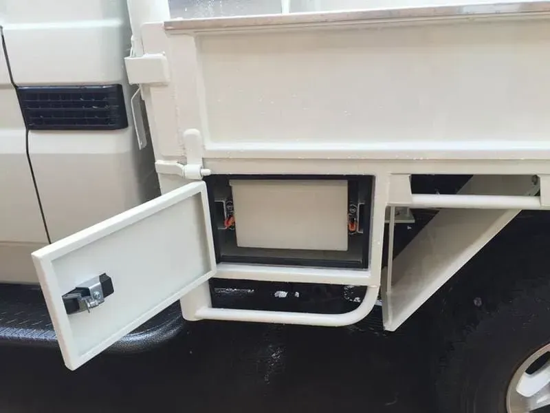 The Back of a White Truck With the Door Open — Emerald 4x4 in Emerald, QLD