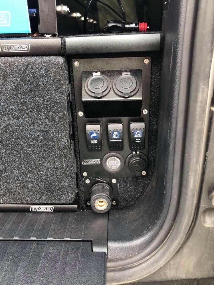 A Close Up of a Control Panel in the Back of a Car — Emerald 4x4 in Emerald, QLD