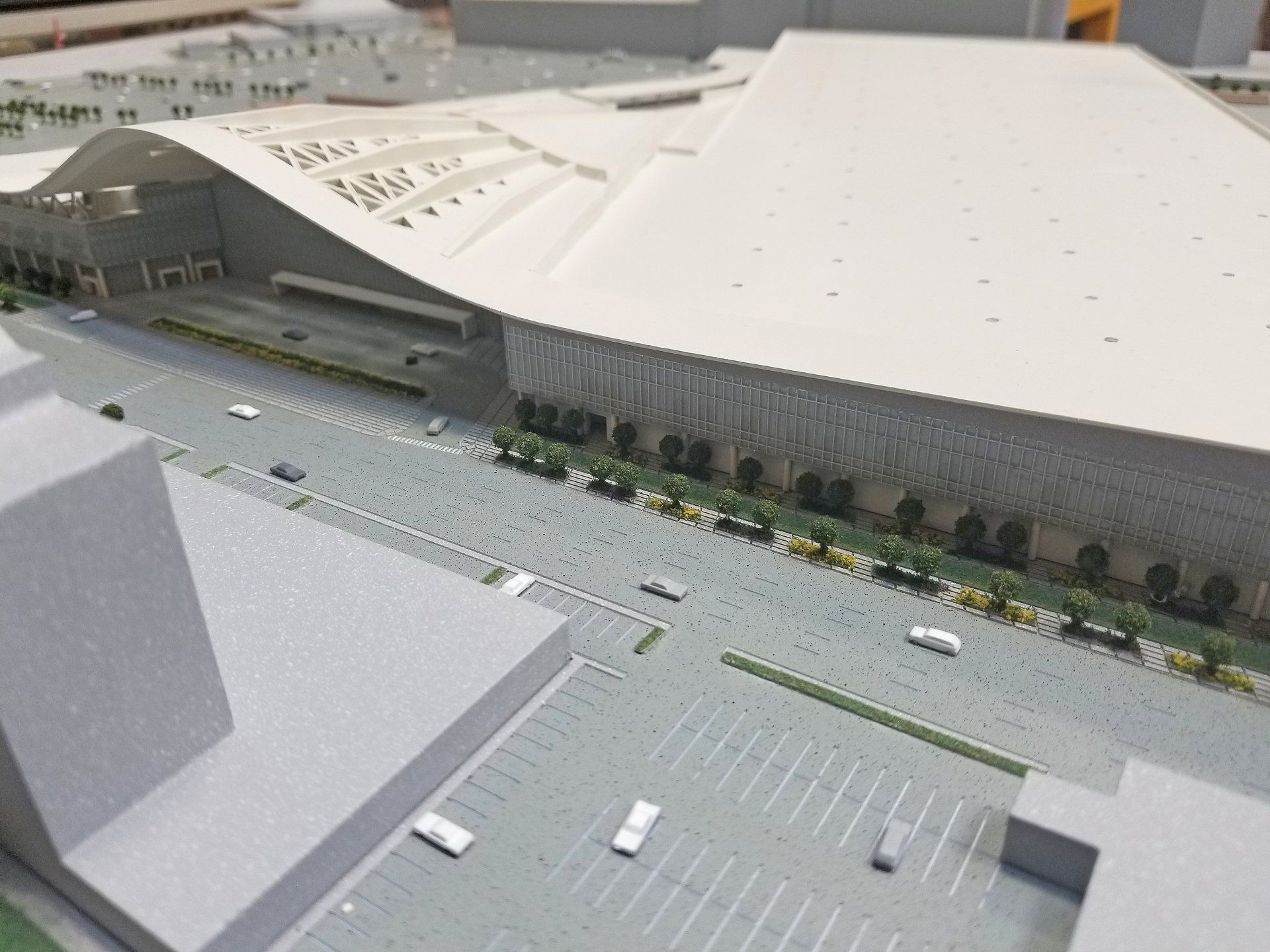 3d printed model of Vegas Convention Center
